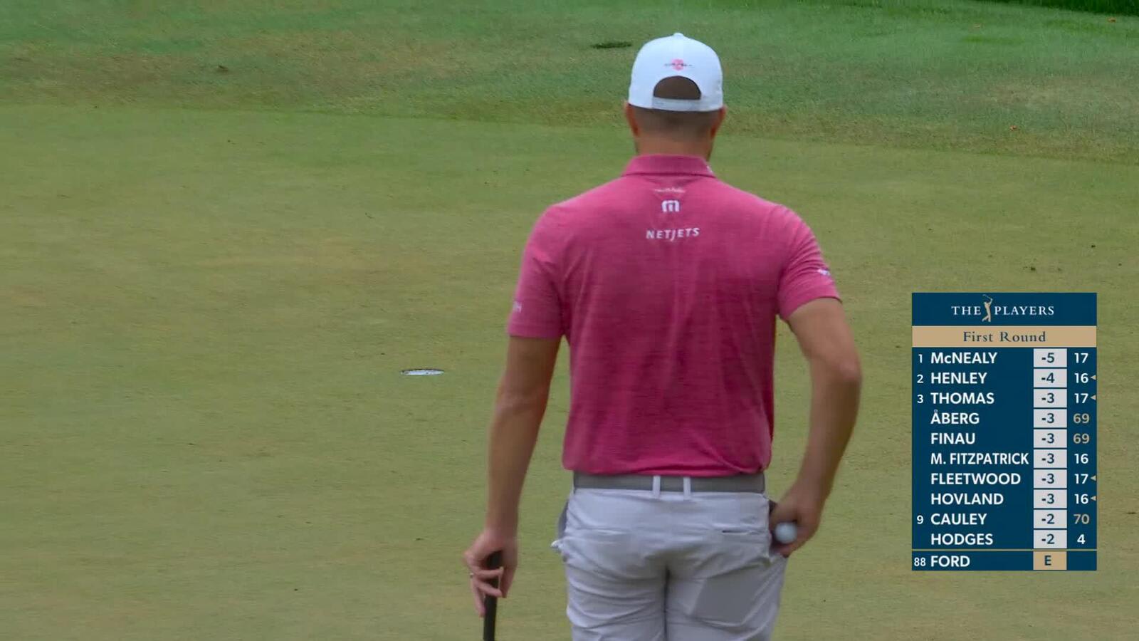 David Ford holes out 32-foot birdie putt on No. 10 at THE PLAYERS