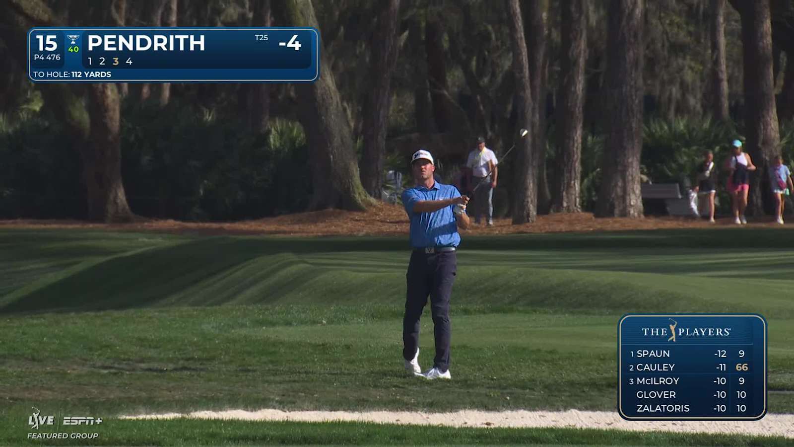 Taylor Pendrith chases second from rough and birdies at THE PLAYERS