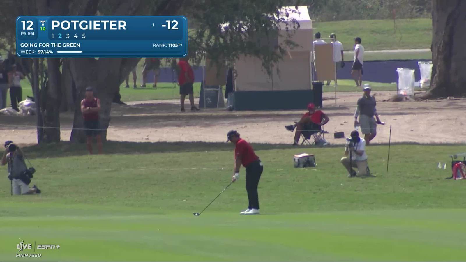 Aldrich Potgieter reaches green in two to set up birdie at Mexico Open