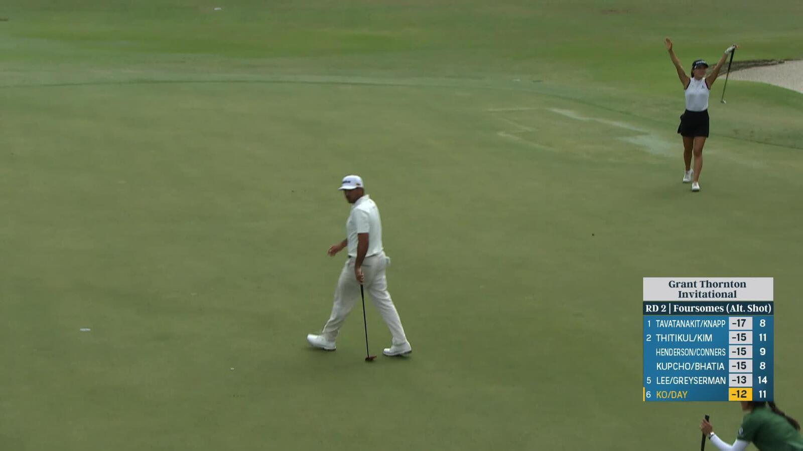 Jason Day goes back-to-back with another long birdie putt at Grant Thornton