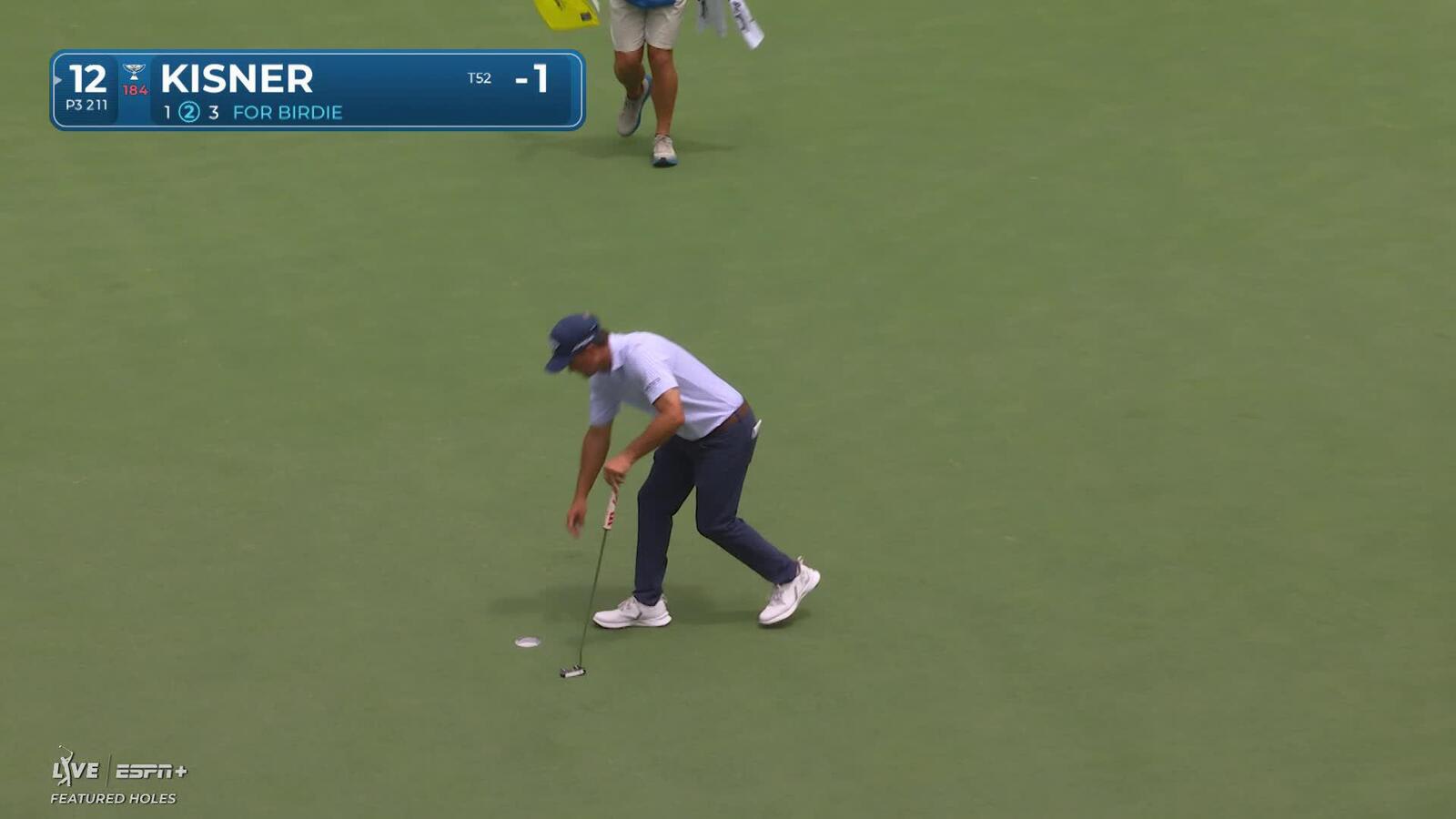 Kevin Kisner makes birdie on No. 12 at Wyndham