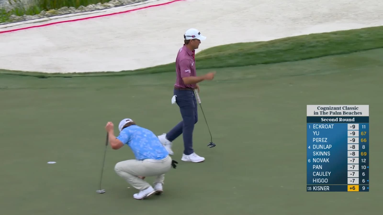 Kevin Kisner chip from the cart path leads to a birdie at Cognizant Classic
