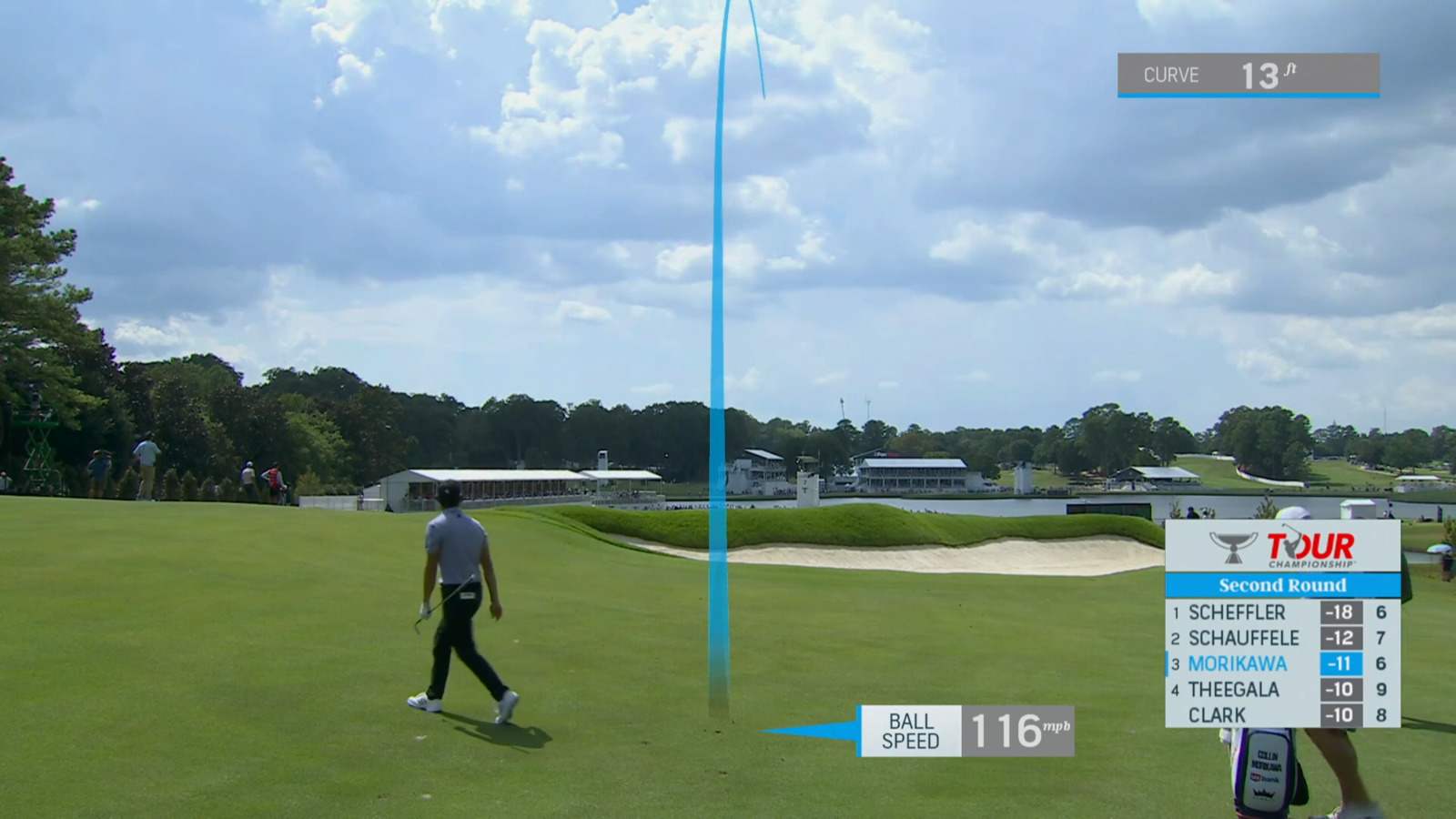 Collin Morikawa hits it tight to set up birdie at TOUR Championship