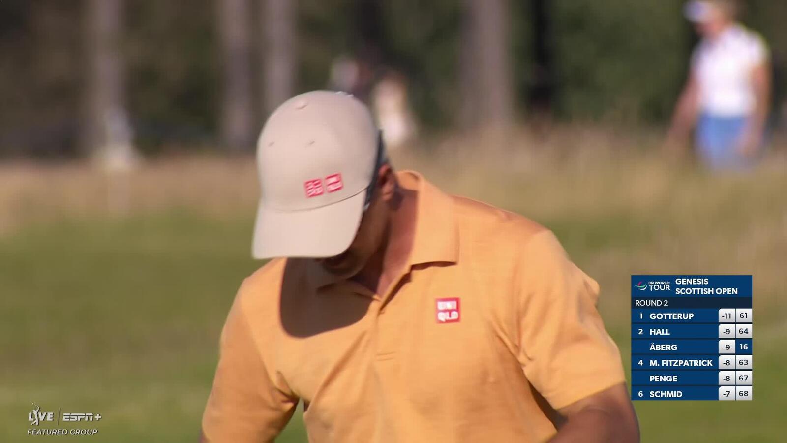 Adam Scott makes birdie on No. 18 at Genesis Scottish Open