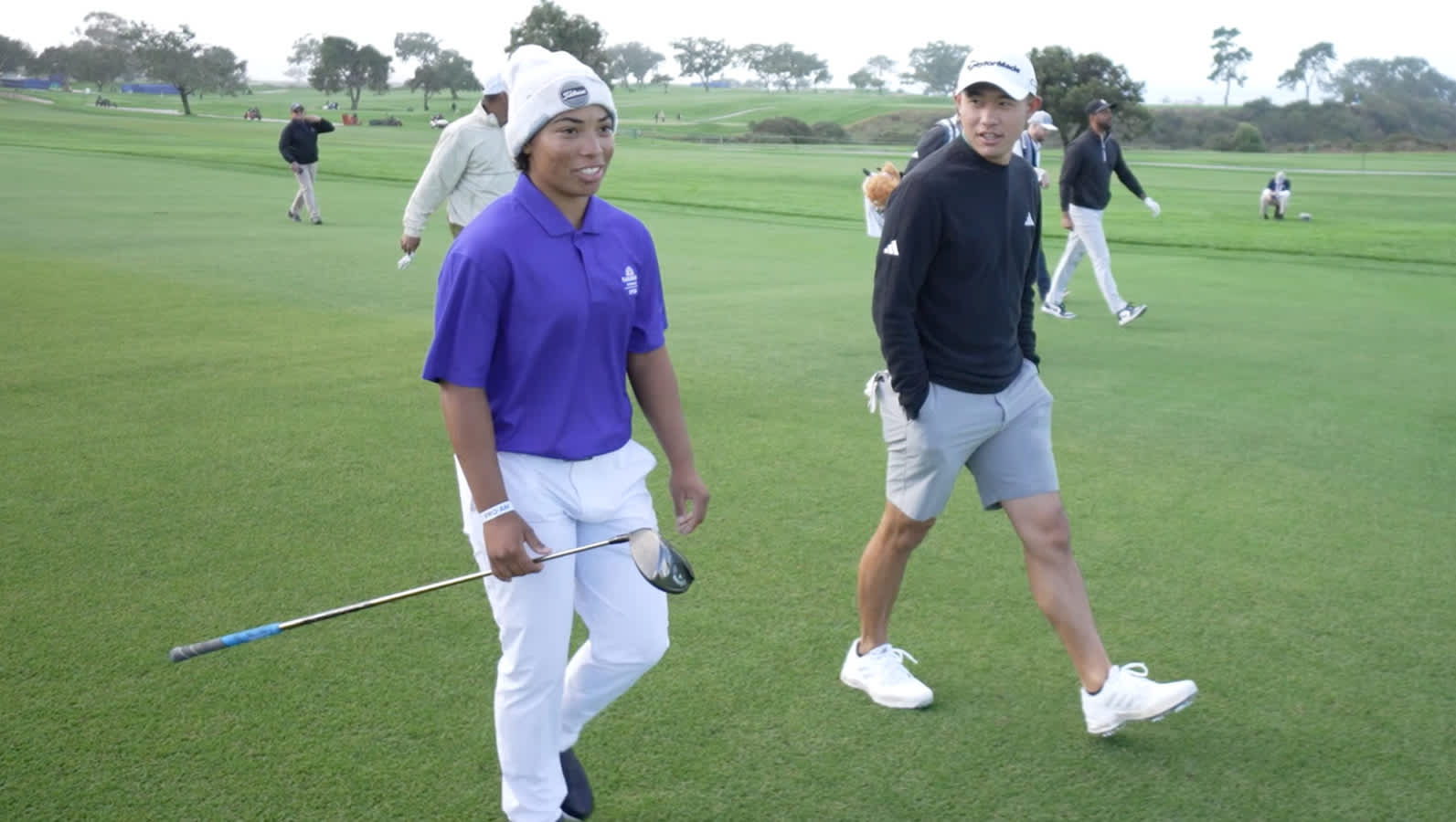 APGA Junior Series winner plays in pro-am with Collin Morikawa