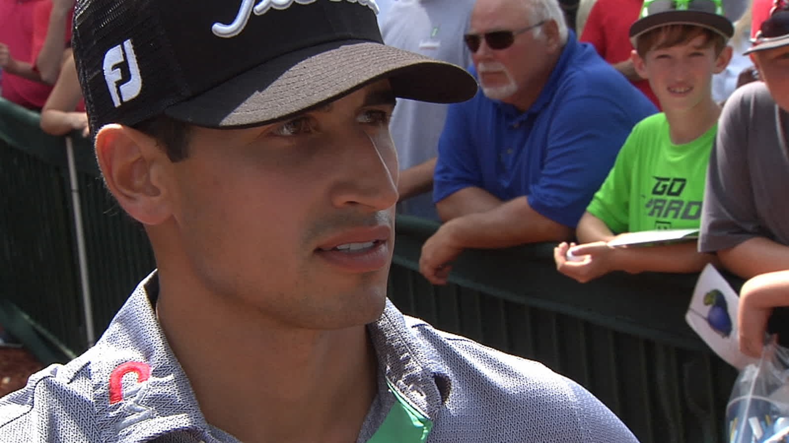Dominic Bozzelli interview after Round 2 of Valspar