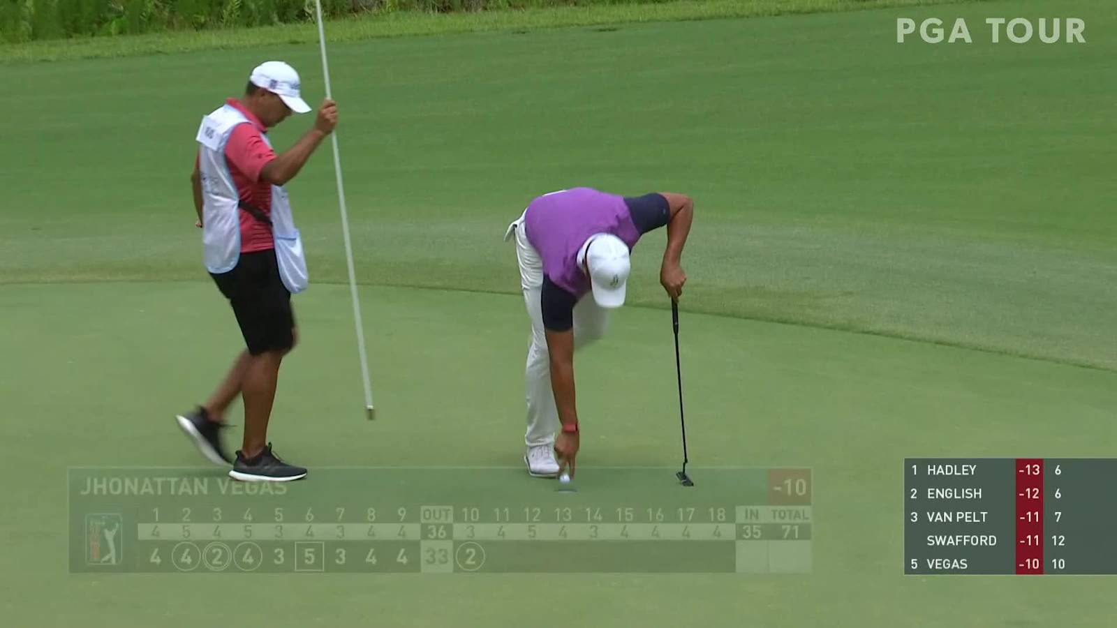 Jhonattan Vegas birdies after tee shot to 8 feet at Palmetto Championship