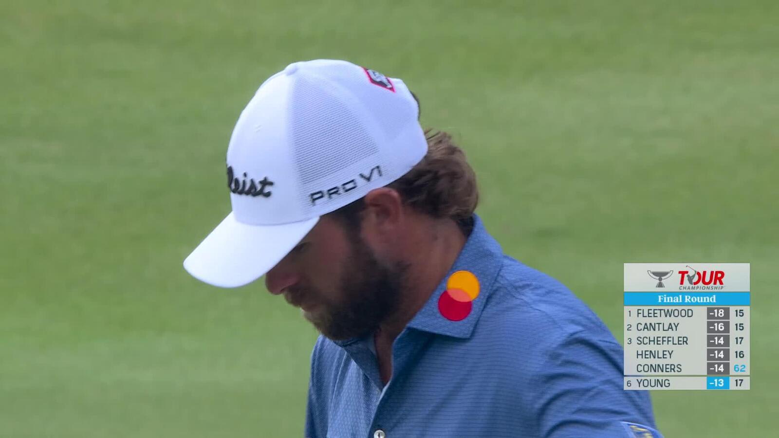 Cameron Young makes birdie on No. 18 at TOUR Championship