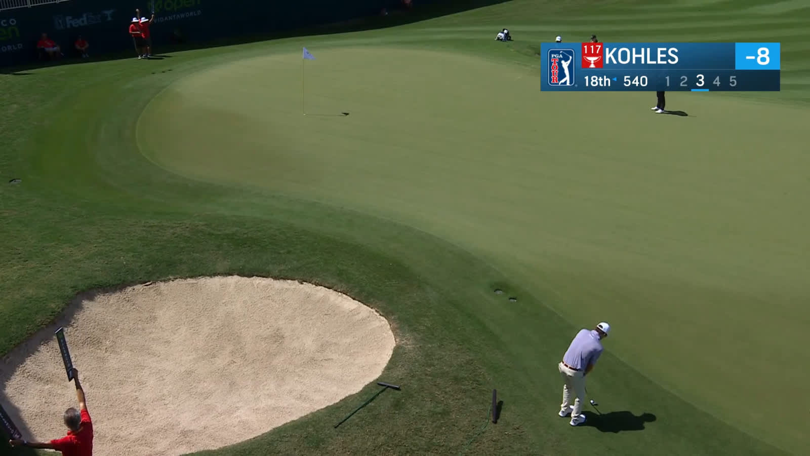 Ben Kohles chips it close to set up birdie at Mexico Open