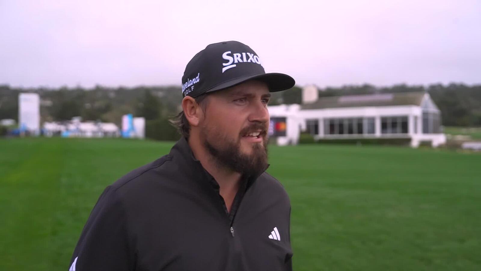 Andrew Novak mic’d up during Round 3 of AT&T Pebble Beach