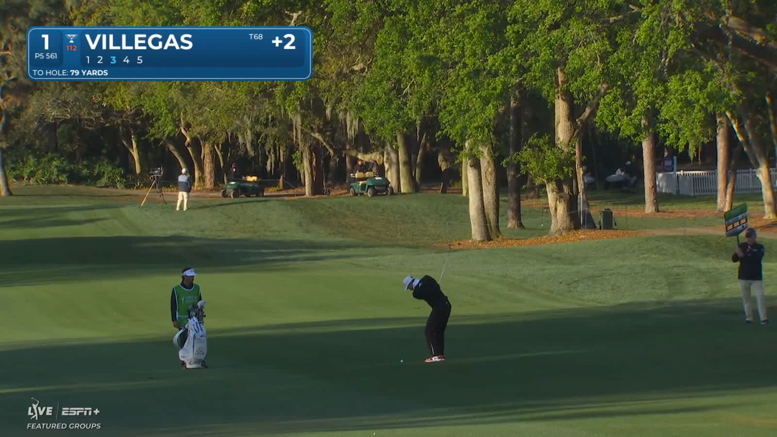Camilo Villegas knocks wedge close to set up birdie at Valspar
