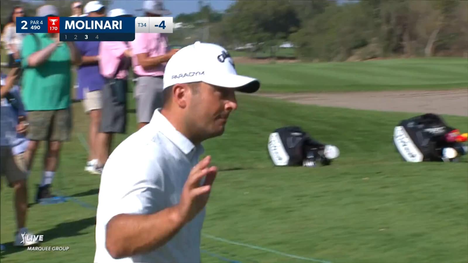 Francesco Molinari holes 52-foot chip from fringe at Mexico Open