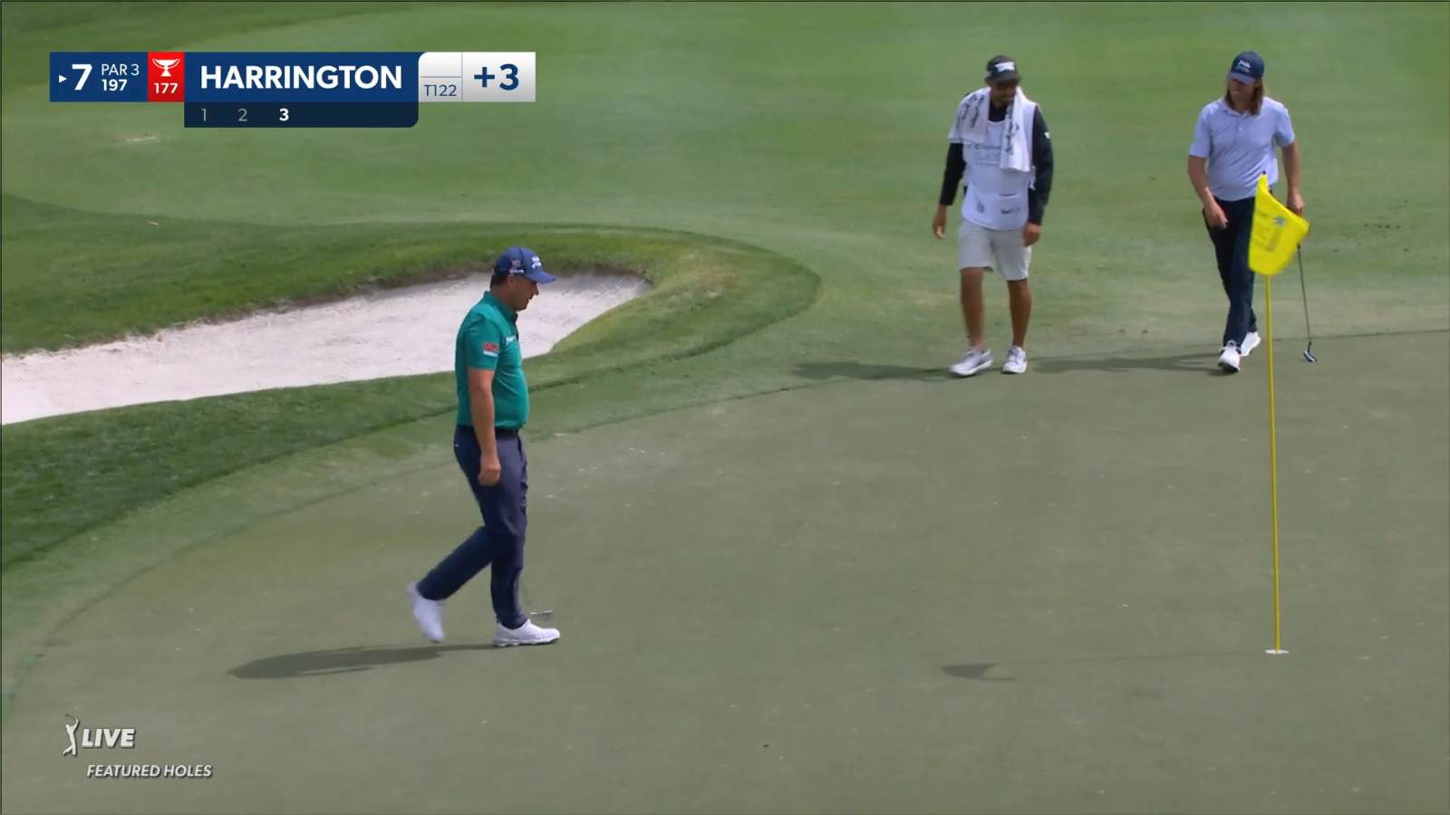 Padraig Harrington chips in for a par at Cognizant Classic