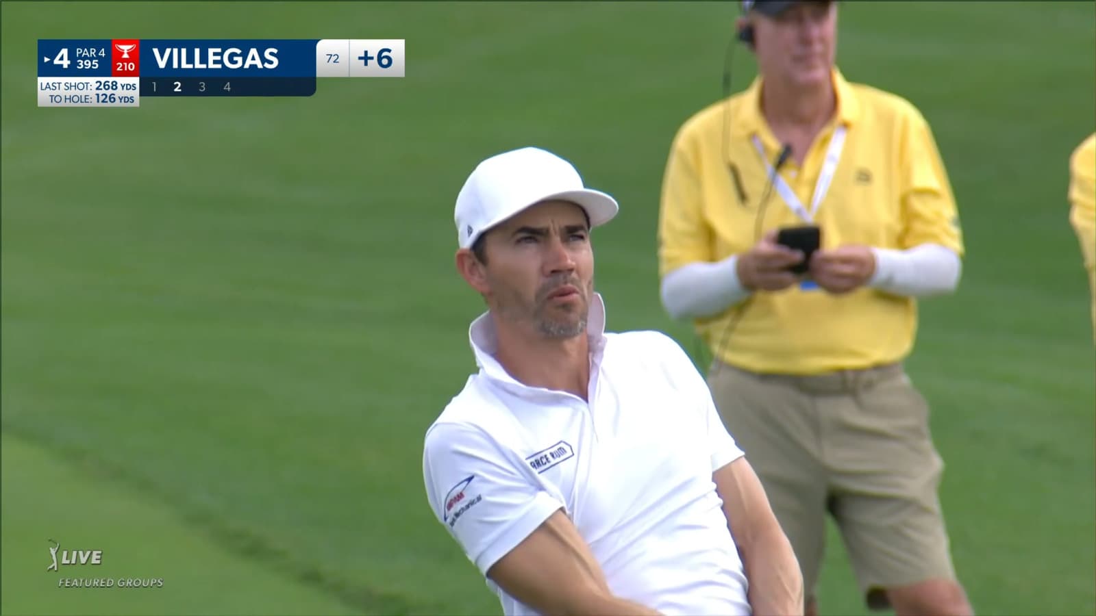 Camilo Villegas uses nice approach to set up birdie at Honda