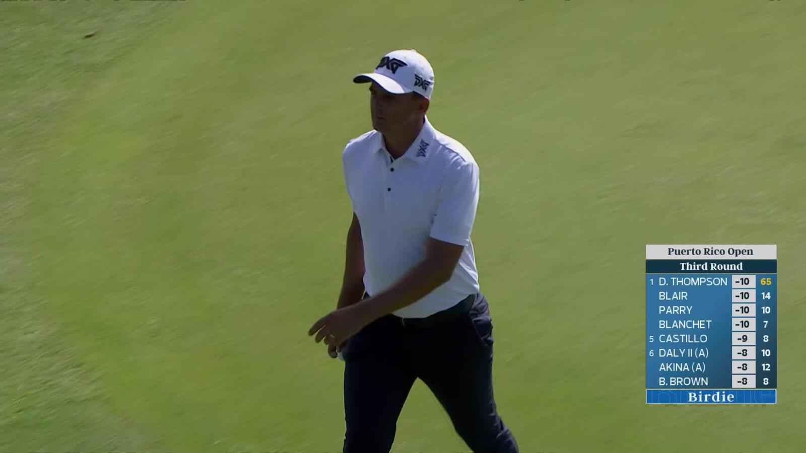 Christiaan Bezuidenhout makes birdie on No. 14 at Puerto Rico