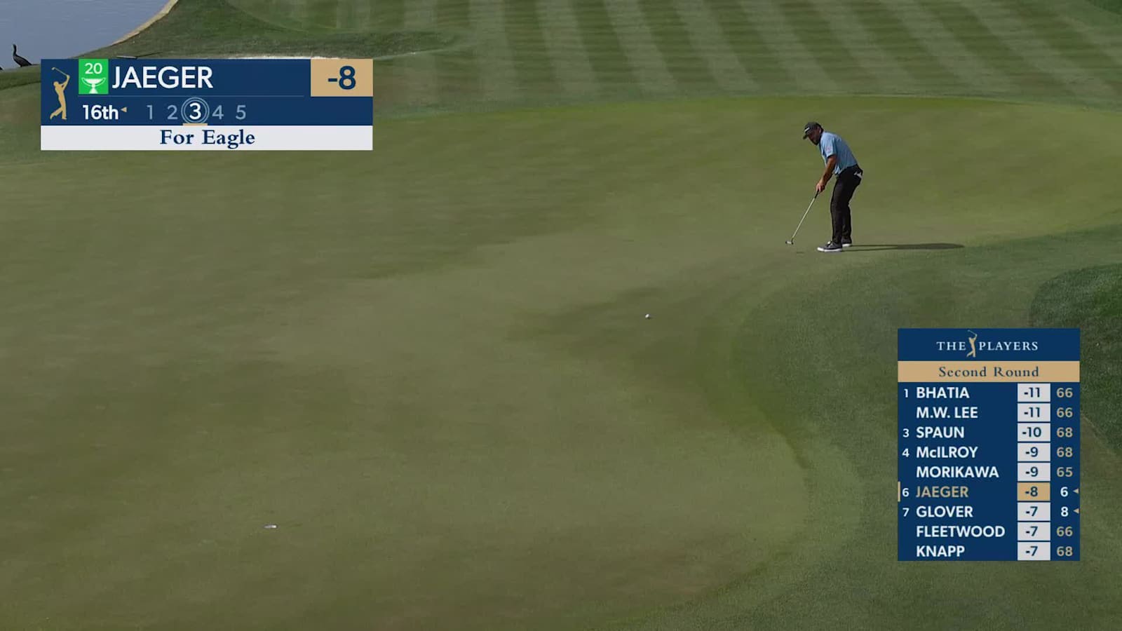 Stephan Jaeger converts birdie at THE PLAYERS