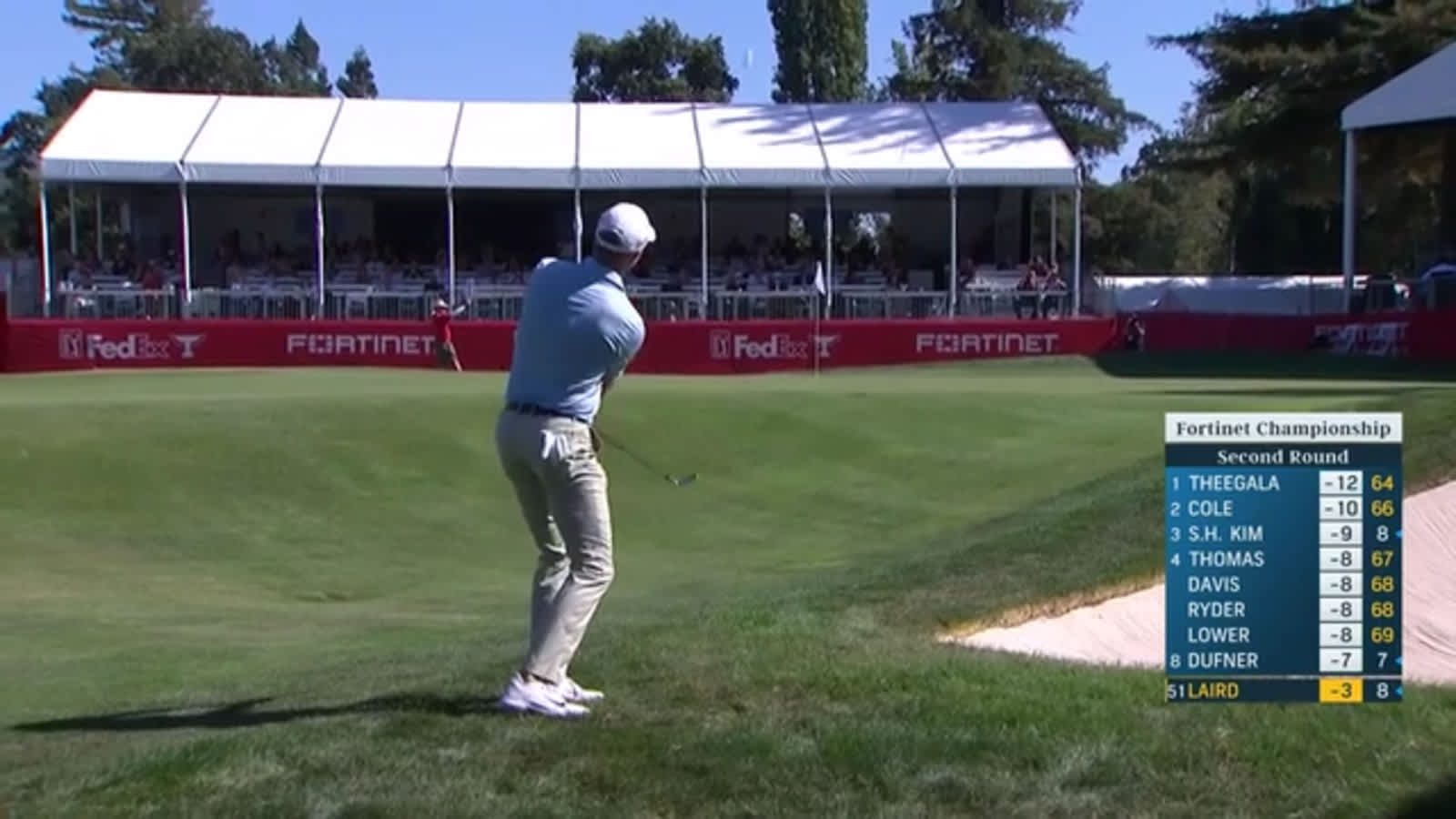 Martin Laird's crafty chip leads to birdie at Fortinet Championship