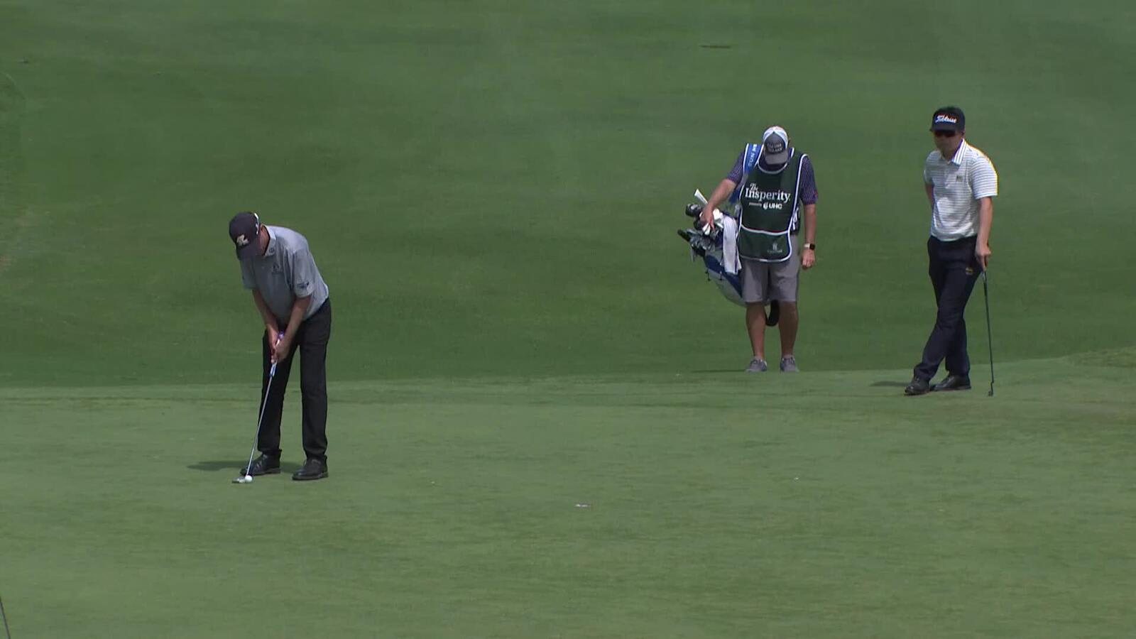 Steven Alker makes birdie on No. 15 at Insperity Invitational