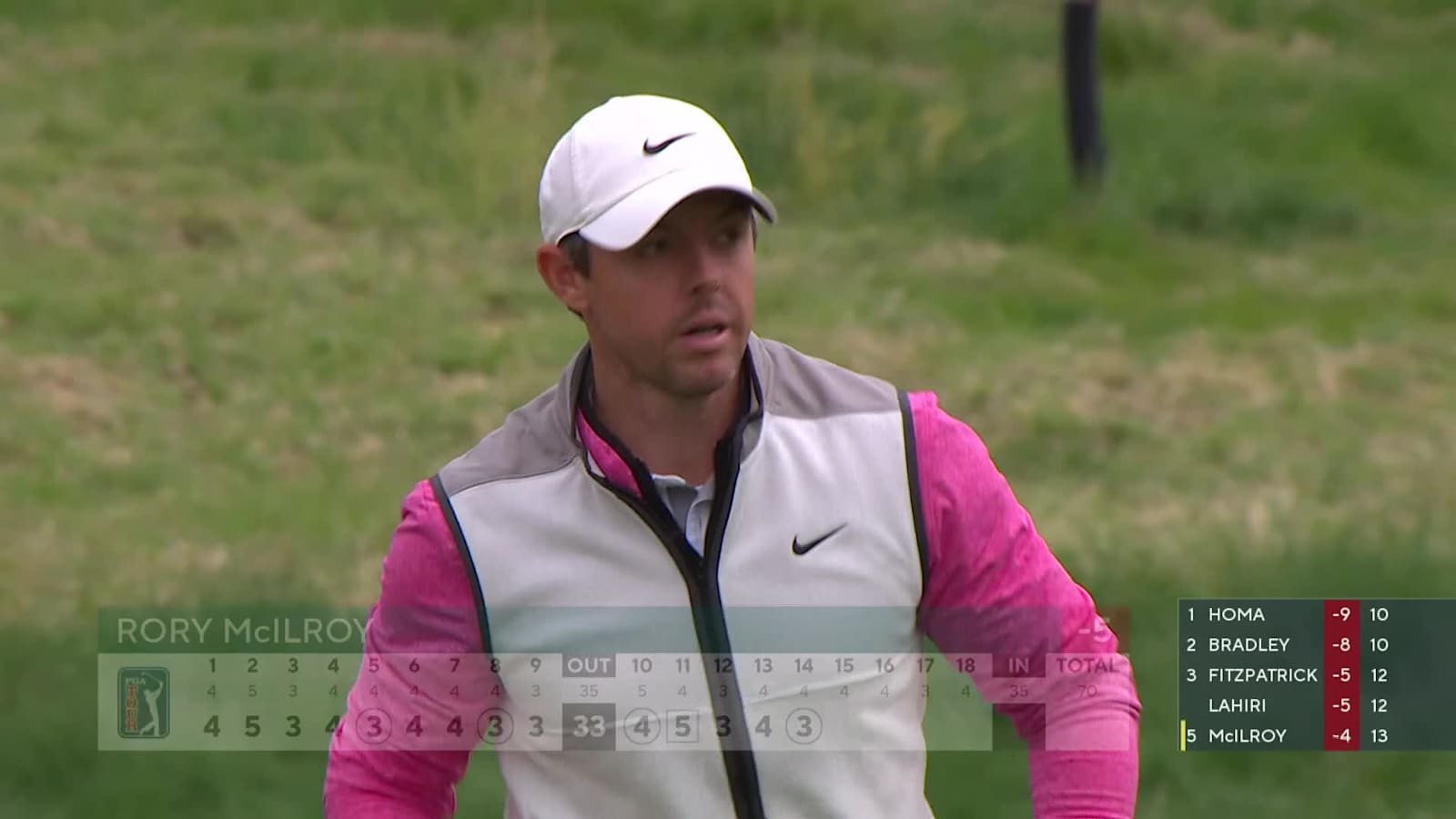 Rory McIlroy gets up and down from bunker to birdie at Wells Fargo