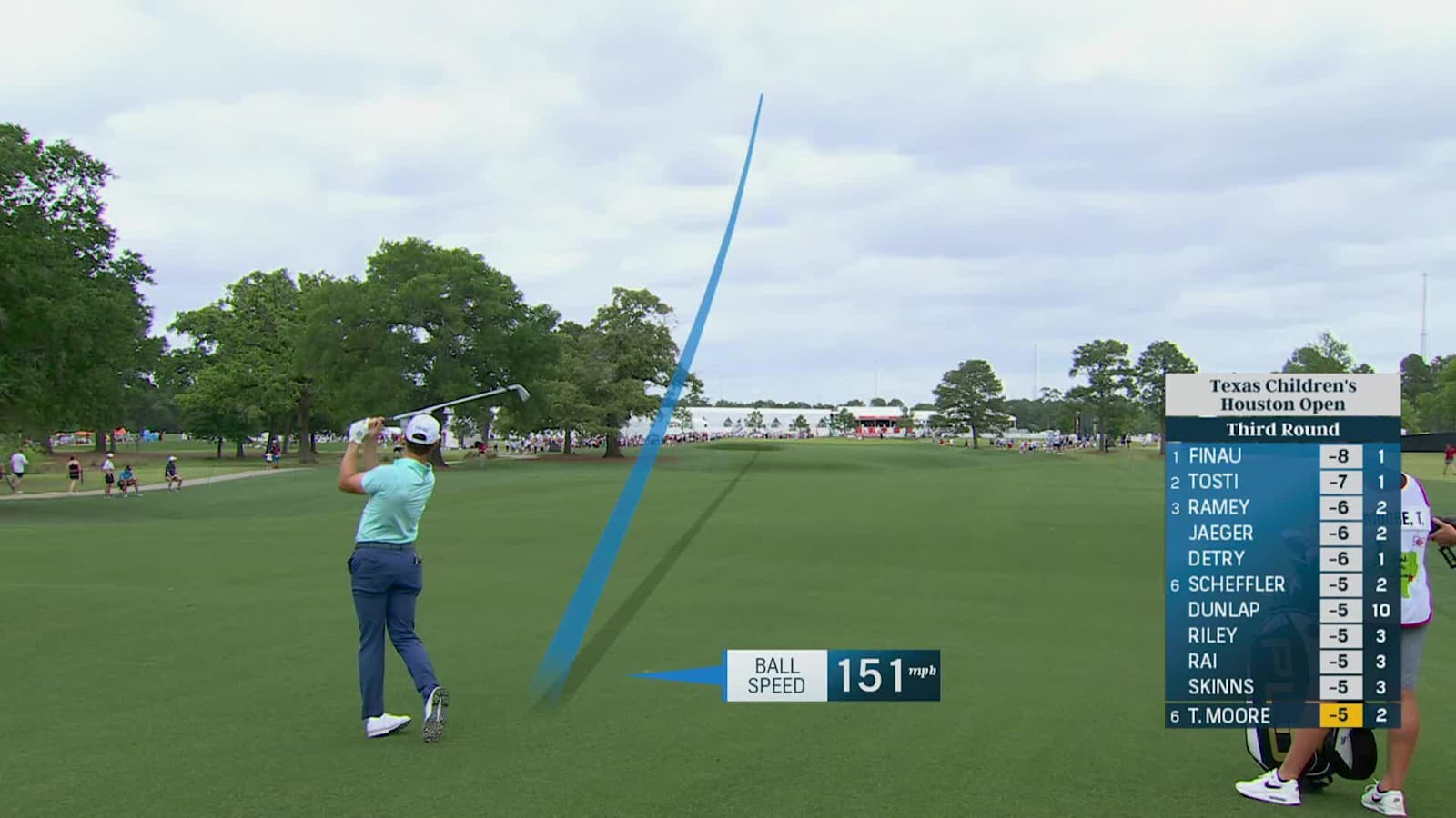 Taylor Moore reaches in two to set up birdie at Houston Open