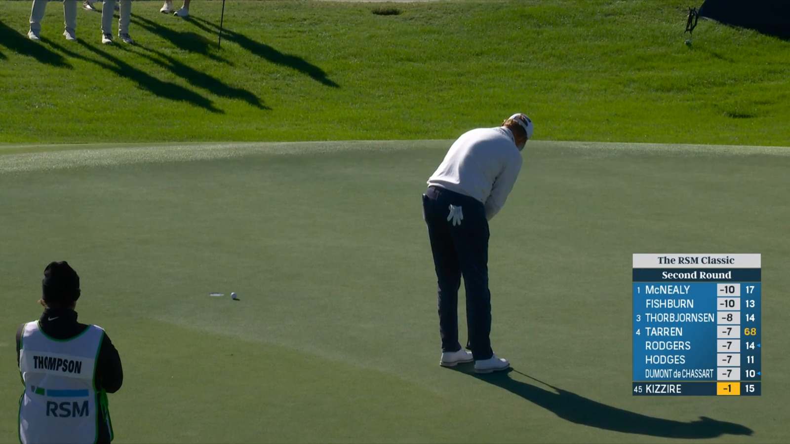 Patton Kizzire sinks birdie putt at The RSM Classic