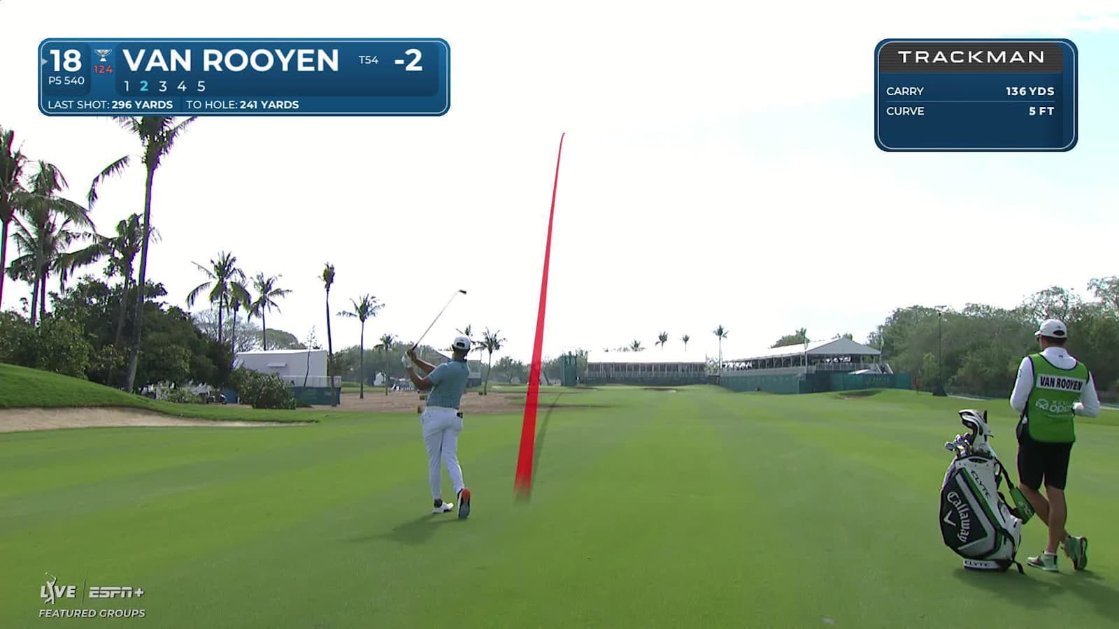 Erik van Rooyen reaches green in two to set up birdie at Mexico Open