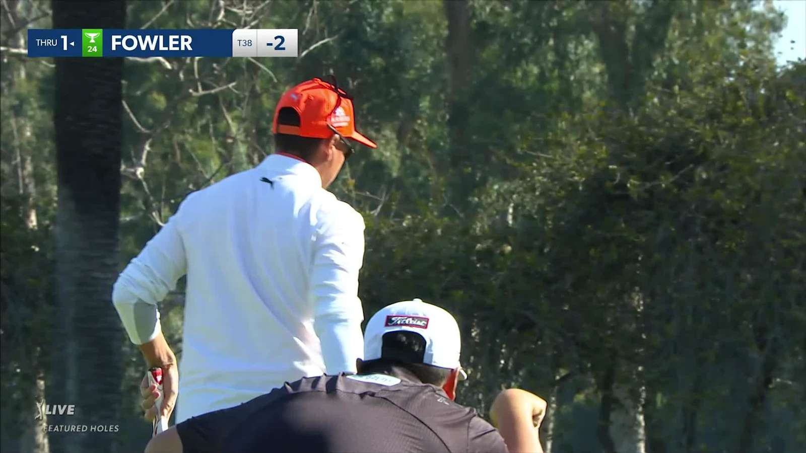 Rickie Fowler's wedge sets up birdie at Genesis