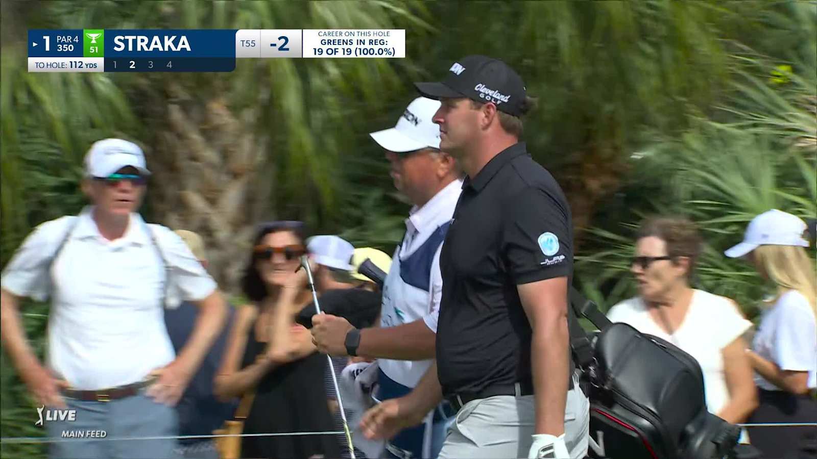 Sepp Straka converts a long putt for birdie at Cognizant Classic