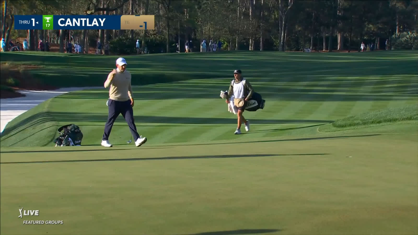 Patrick Cantlay holes 26-footer for birdie at THE PLAYERS