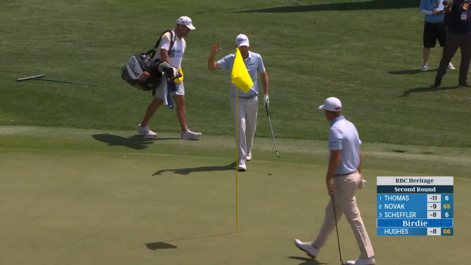 Russell Henley's chip-in for birdie at RBC Heritage