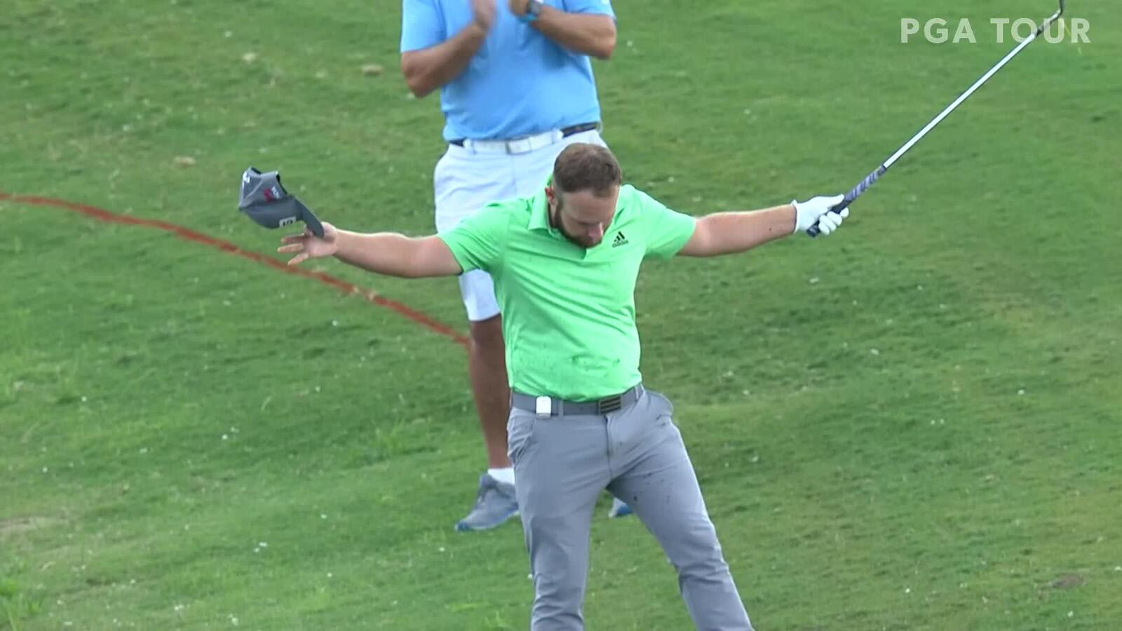 Tyrrell Hatton saves par after miraculous mud shot at Hero