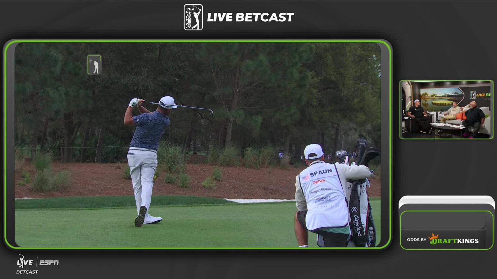 J.J. Spaun hits 256-yard approach to 70 feet, sets up birdie at THE PLAYERS