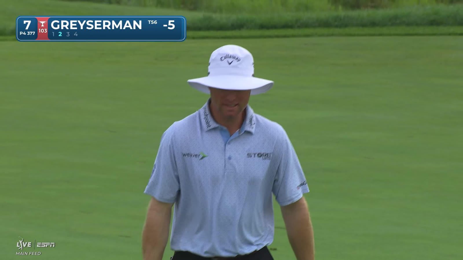Max Greyserman gets up-and-down from 86 yards for birdie on No. 7 at 3M Open