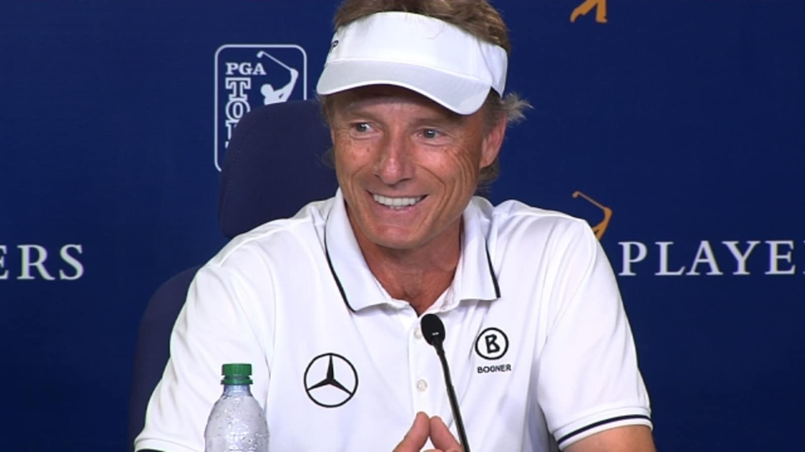 Bernhard Langer on his birdie record on No. 17 at TPC Sawgrass