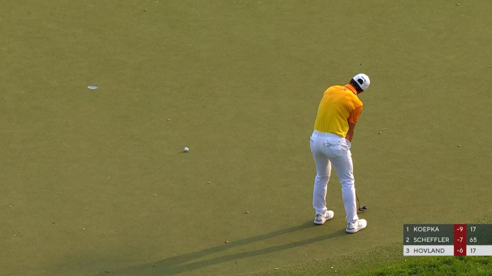 Viktor Hovland birdies the 72nd at the PGA Championship