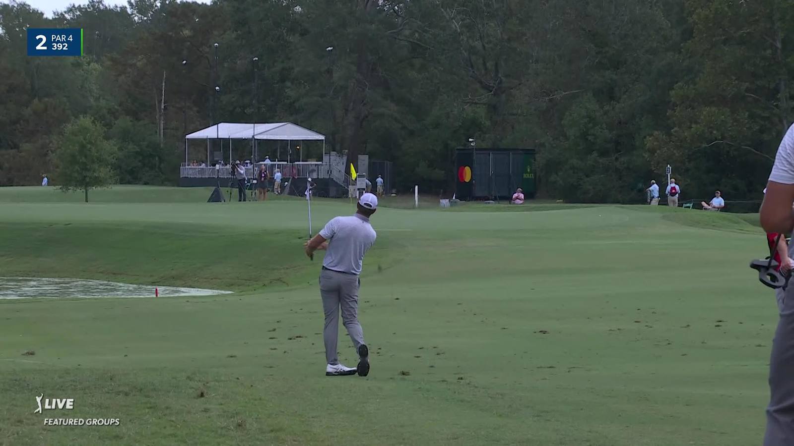 Lucas Glover hits it tight to set up birdie at Sanderson Farms