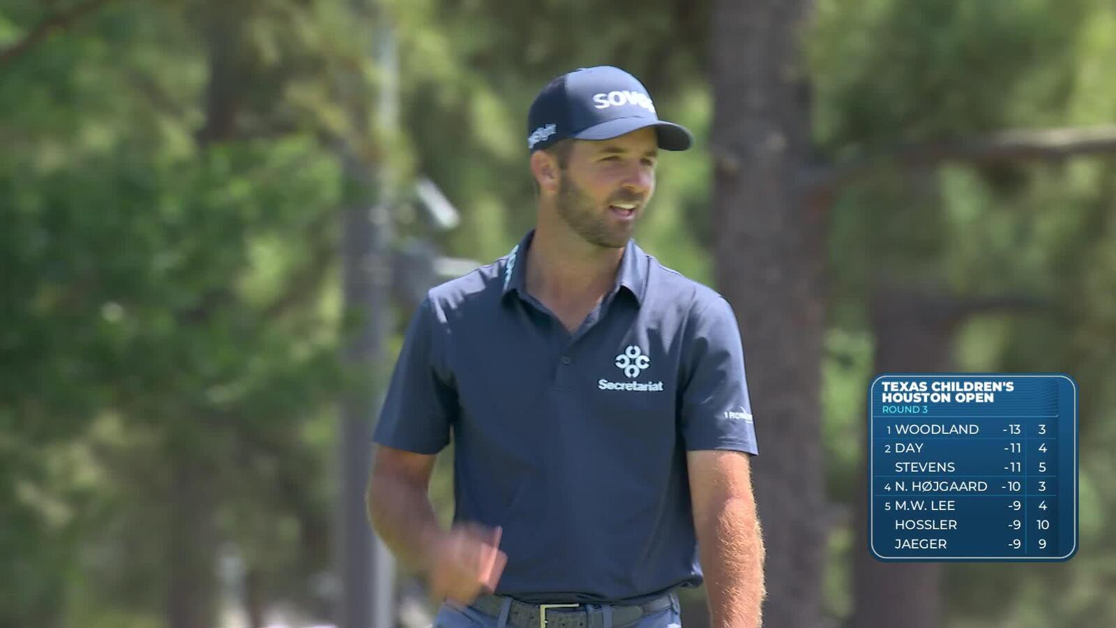 Denny McCarthy holes 69-foot birdie putt on No. 11 at Texas Children's