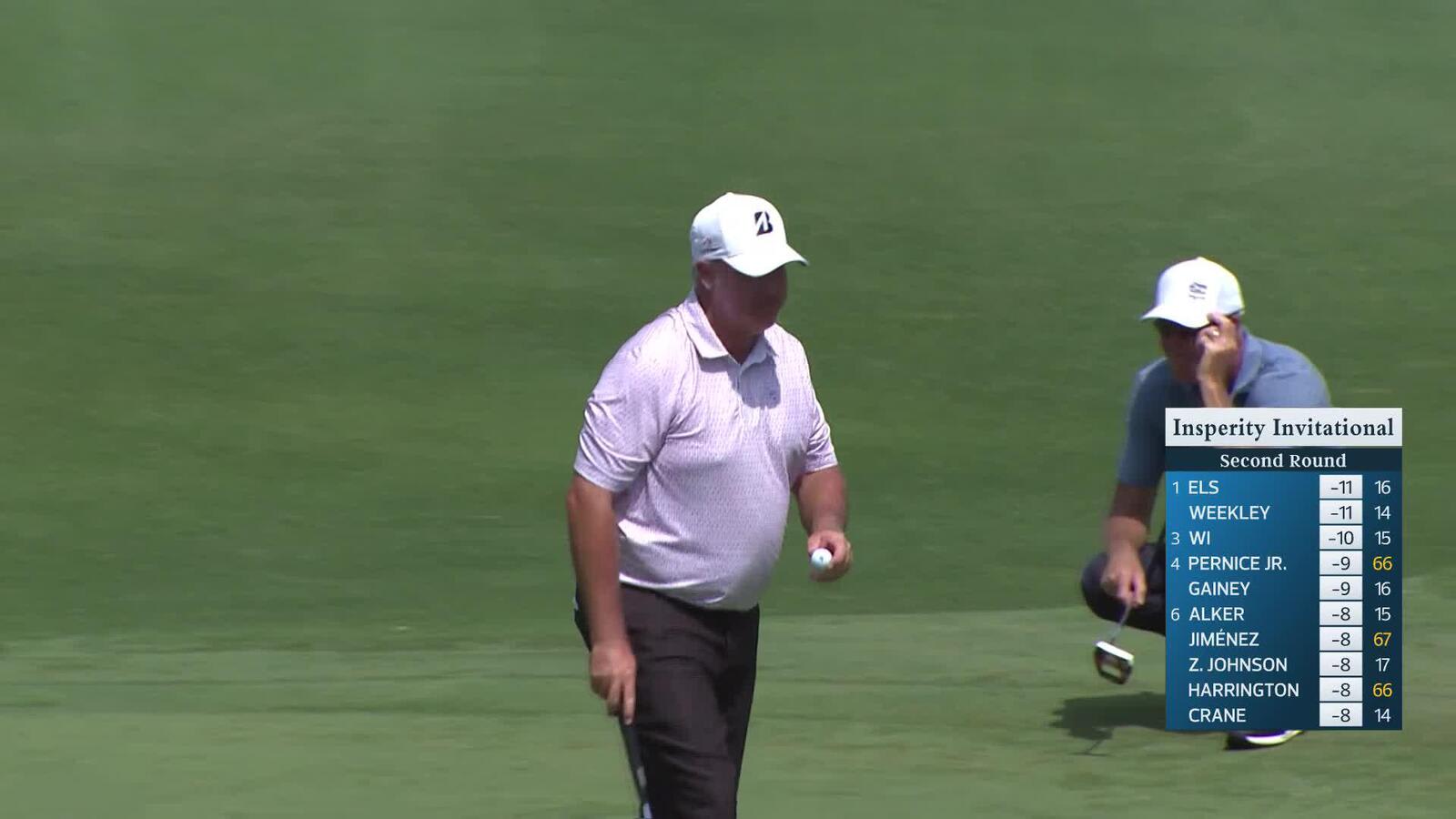 Boo Weekley makes birdie on No. 15 at Insperity Invitational