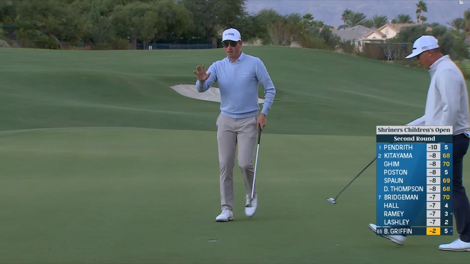 Ben Griffin makes birdie at Shriners Children's Open