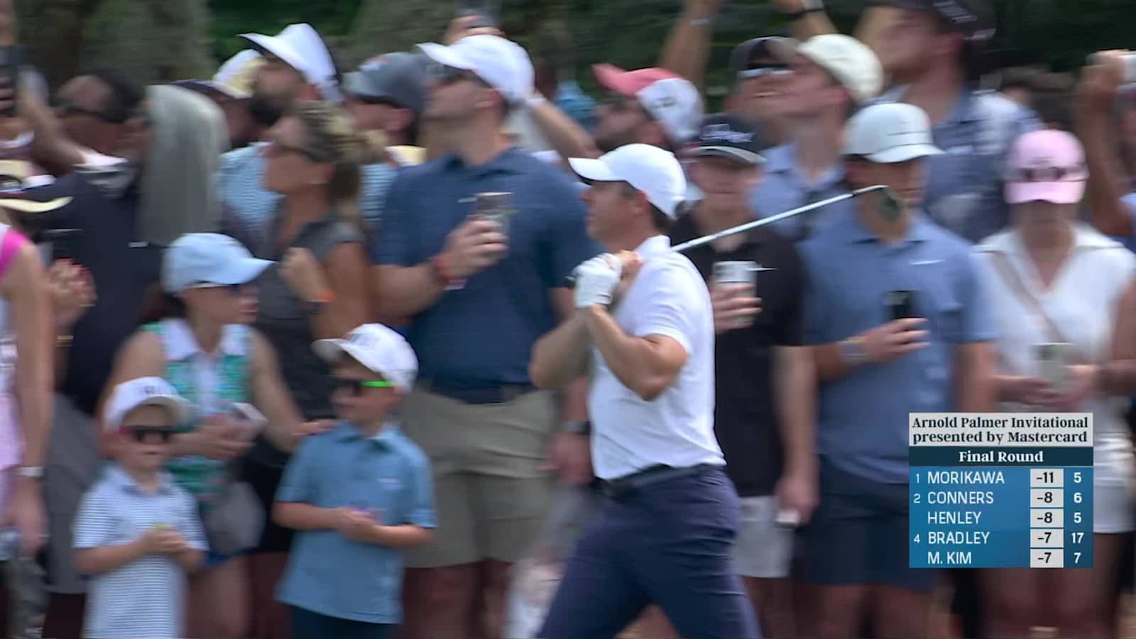 Rory McIlroy nearly holes approach from rough and birdies at Arnold Palmer Invitational