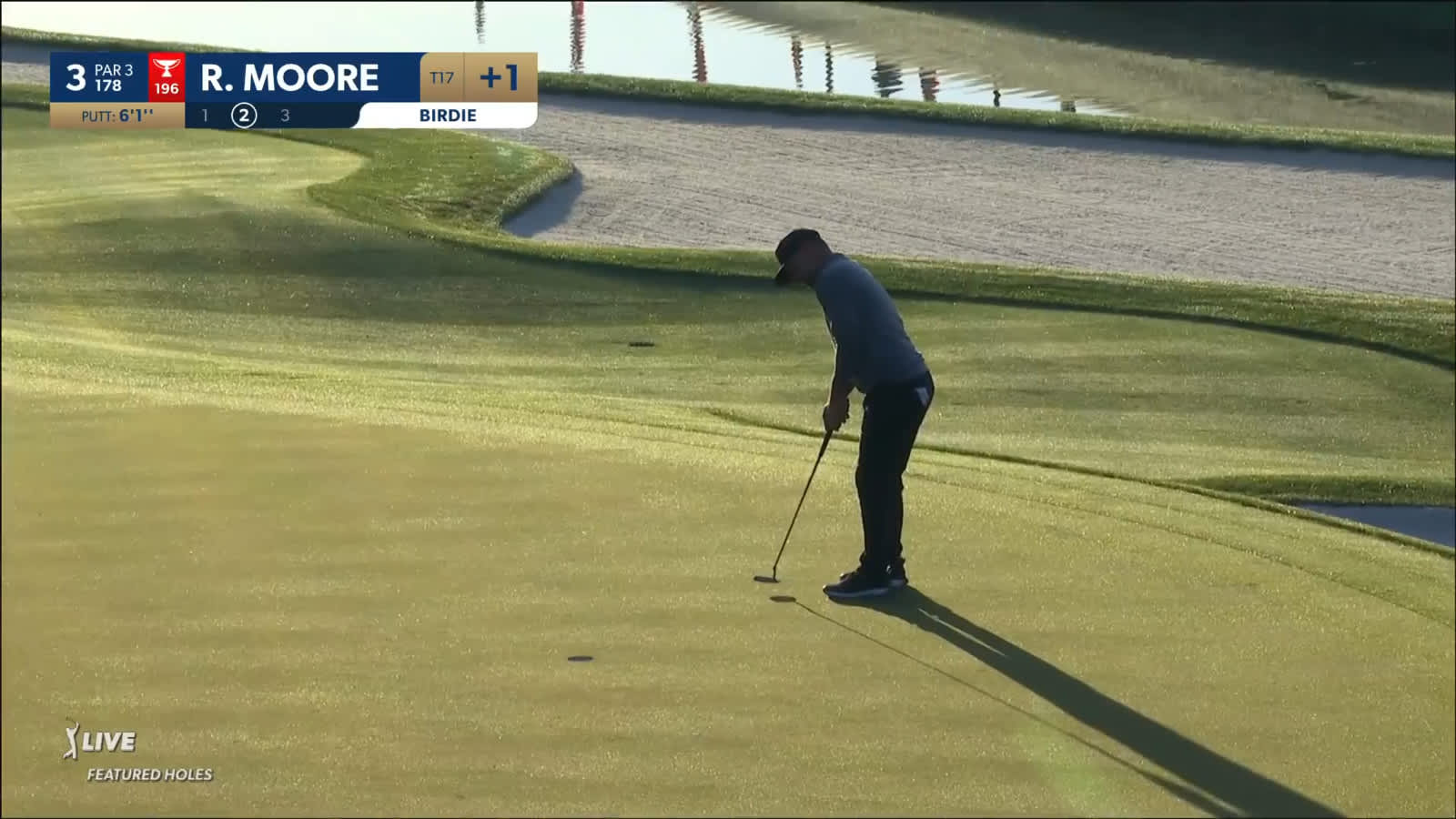 Ryan Moore's tee shot to 6 feet yields birdie at THE PLAYERS