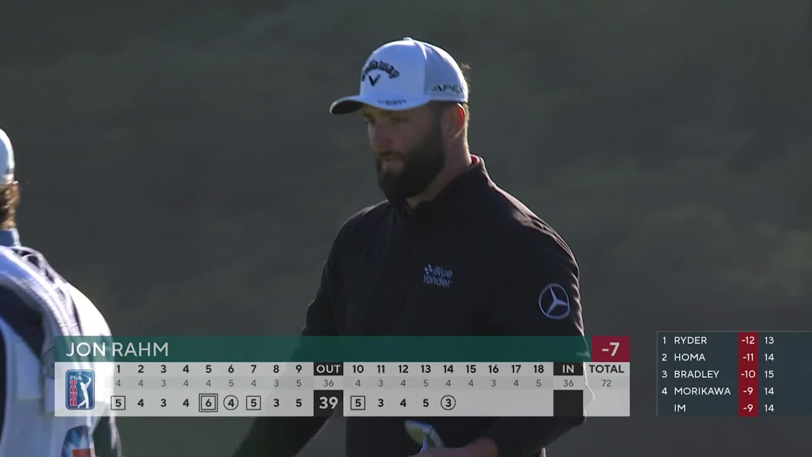 Jon Rahm makes birdie on No. 14 at Farmers