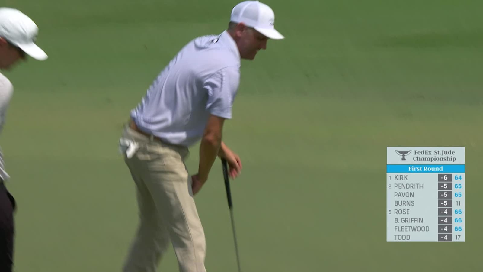 Brendon Todd makes birdie on No. 17 at FedEx St. Jude