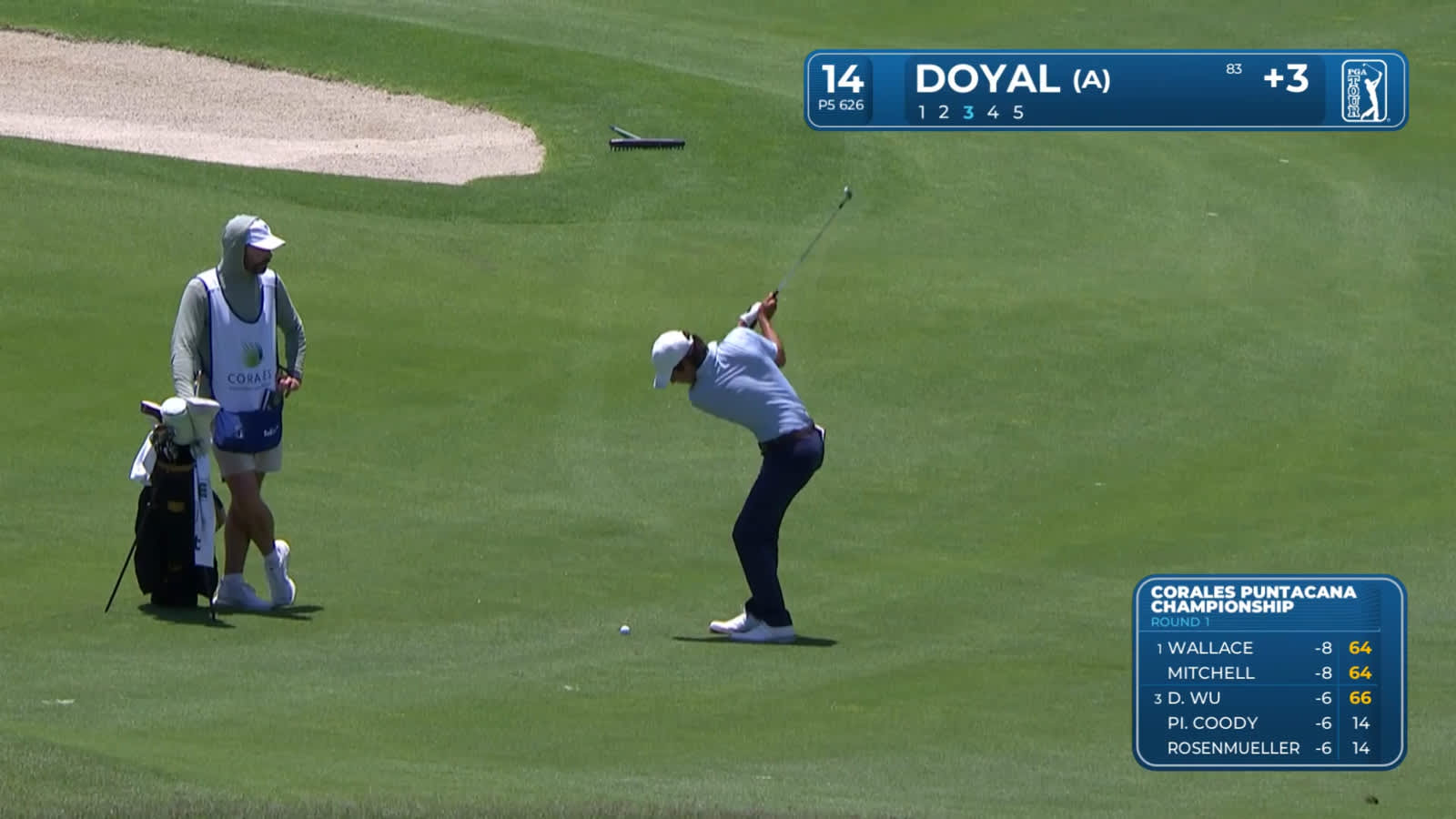 Connor Doyal's well-played approach leads to birdie at Corales Puntacana