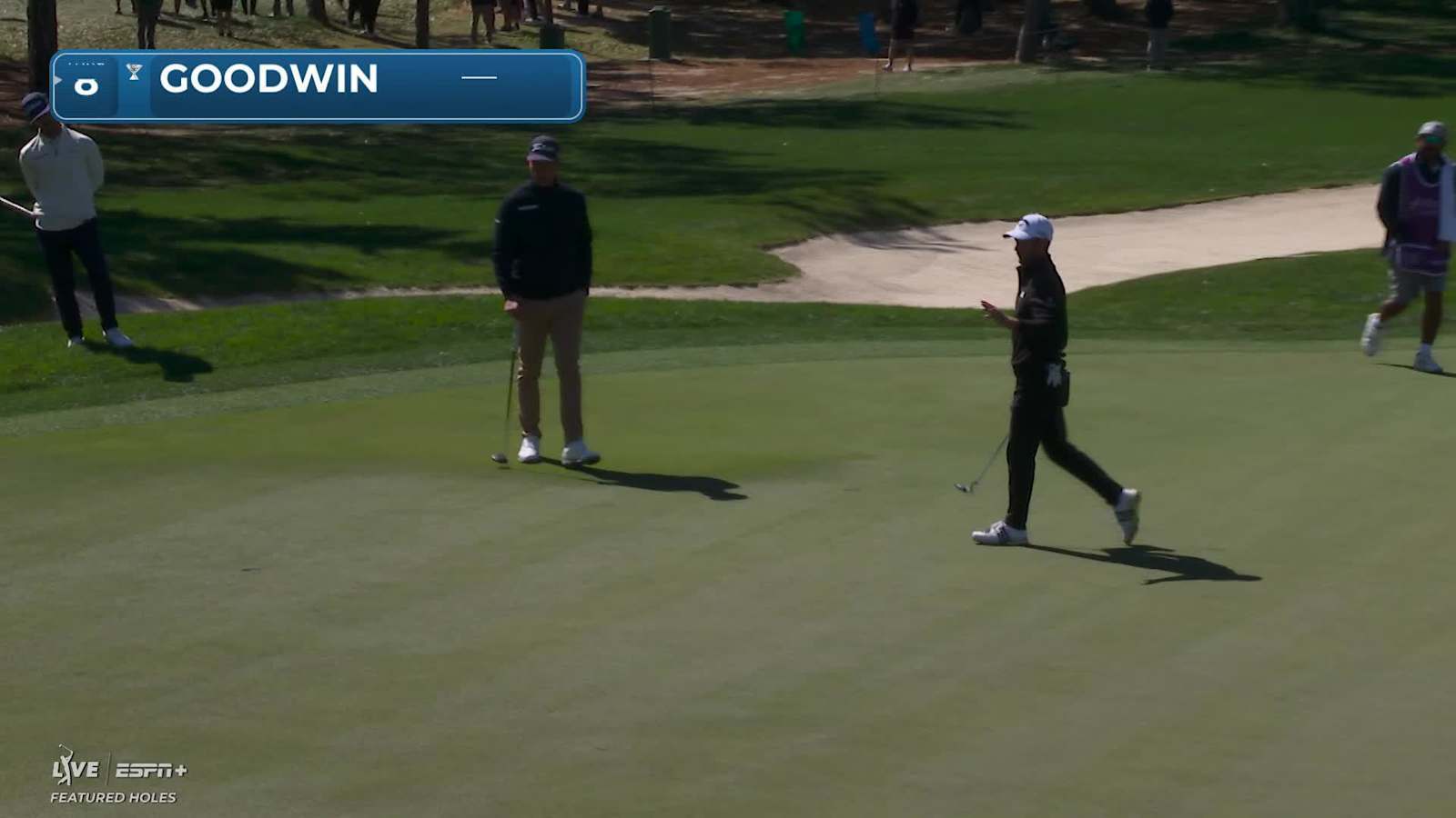 Noah Goodwin rolls in 19-foot birdie putt at Valspar