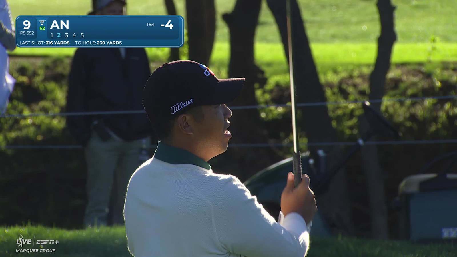 Byeong Hun An reaches the green in two, rides slope to set up birdie at THE CJ CUP