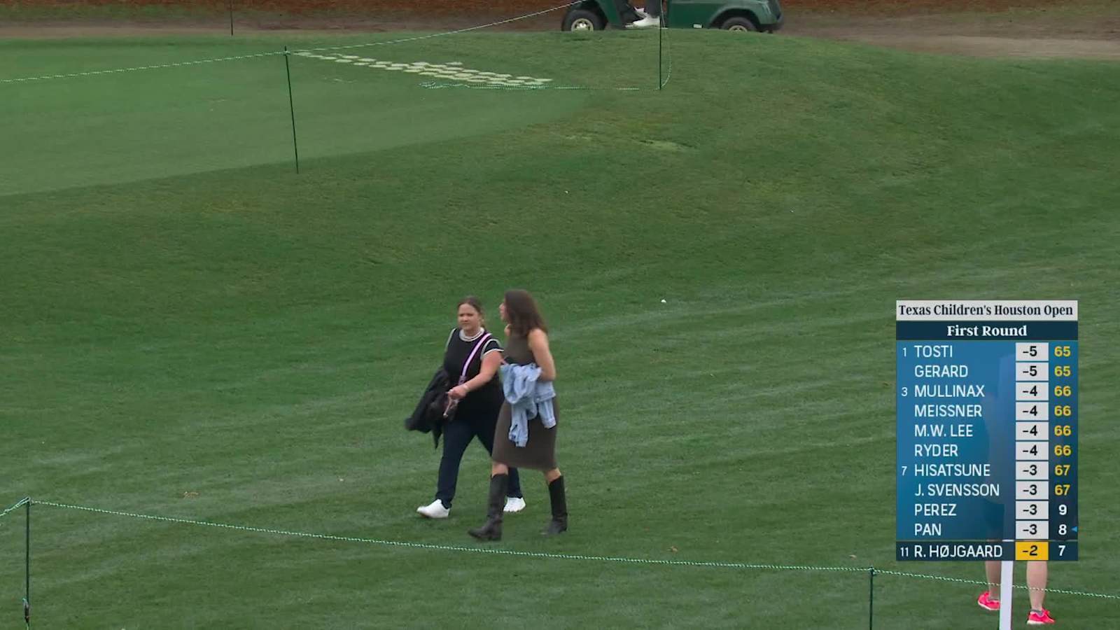 Rasmus Højgaard avoids cart path disaster and birdies at Houston Open