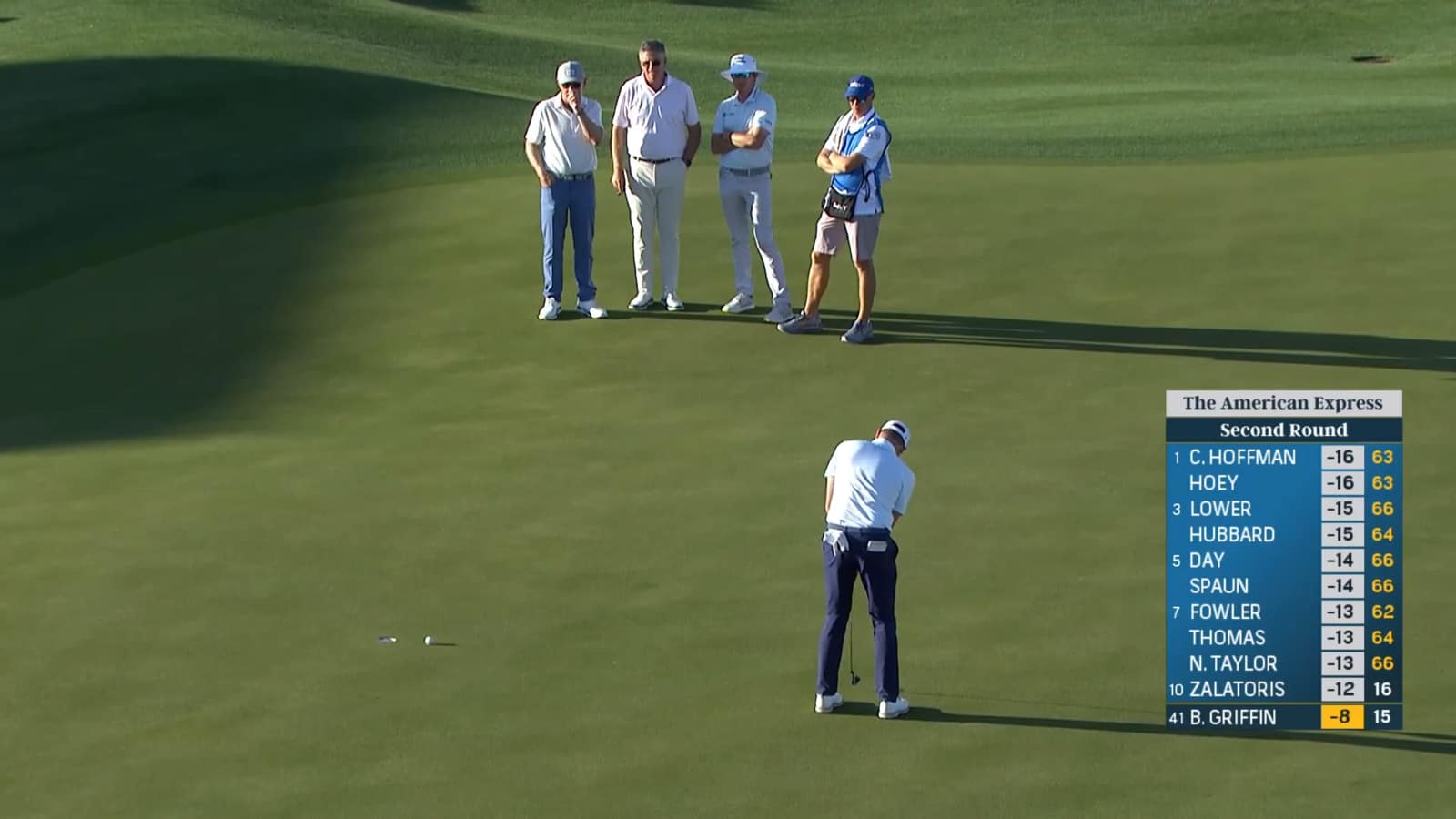 Ben Griffin gets up-and-down to make birdie at The American Express