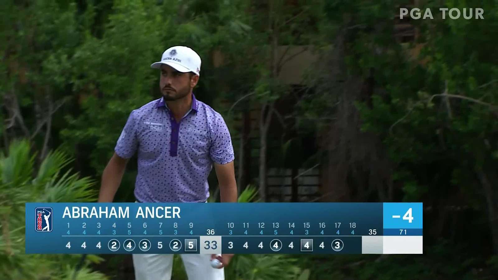 Abraham Ancer uses nice approach to set up birdie at Mayakoba
