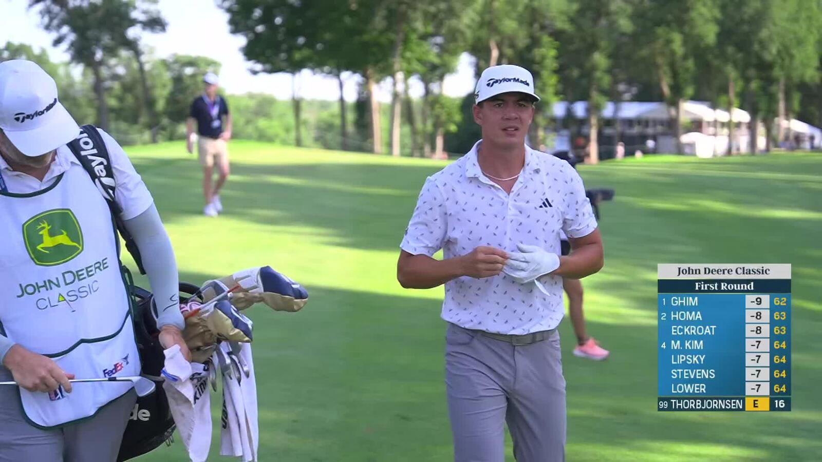 Michael Thorbjornsen keeps momentum going with birdie at John Deere